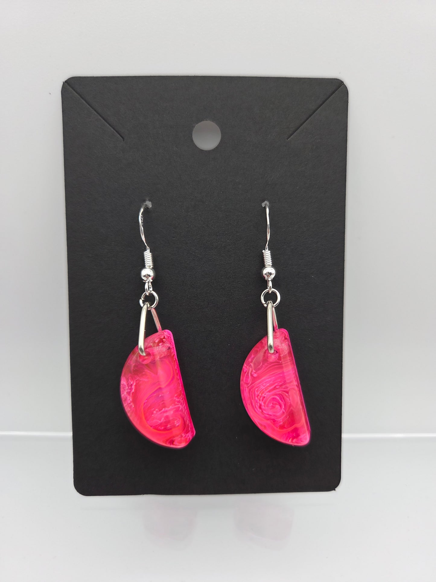 *Pink Petri For A Purpose Collection* Petri Dangle Earrings