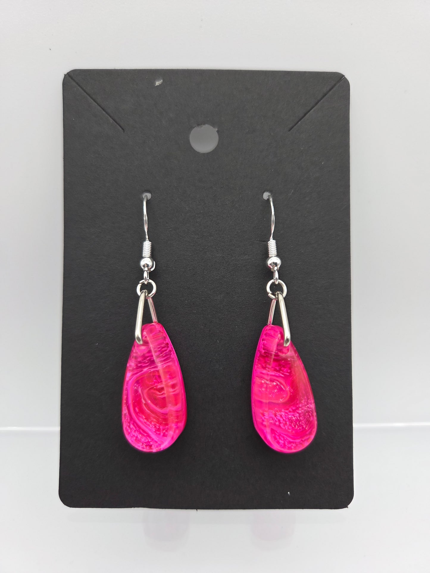 *Pink Petri For A Purpose Collection* Petri Dangle Earrings