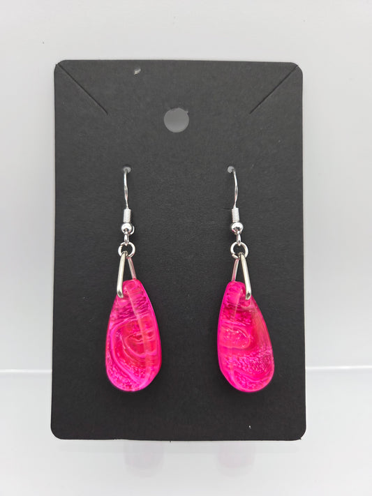 *Pink Petri For A Purpose Collection* Petri Dangle Earrings