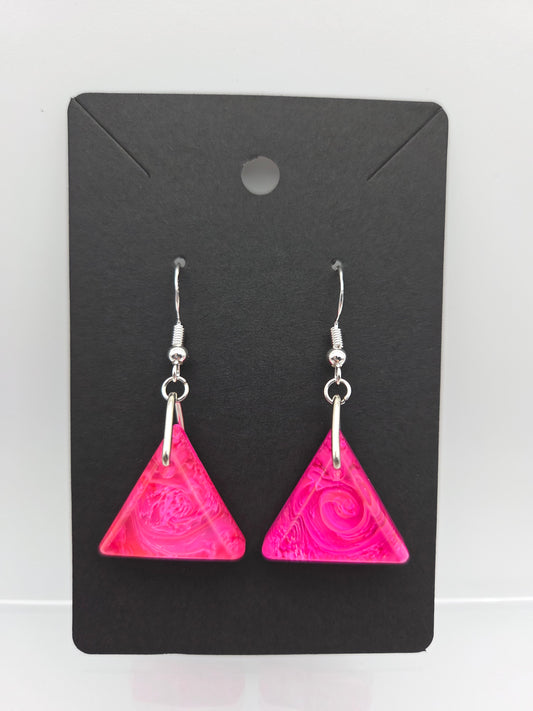 *Pink Petri For A Purpose Collection* Petri Dangle Earrings