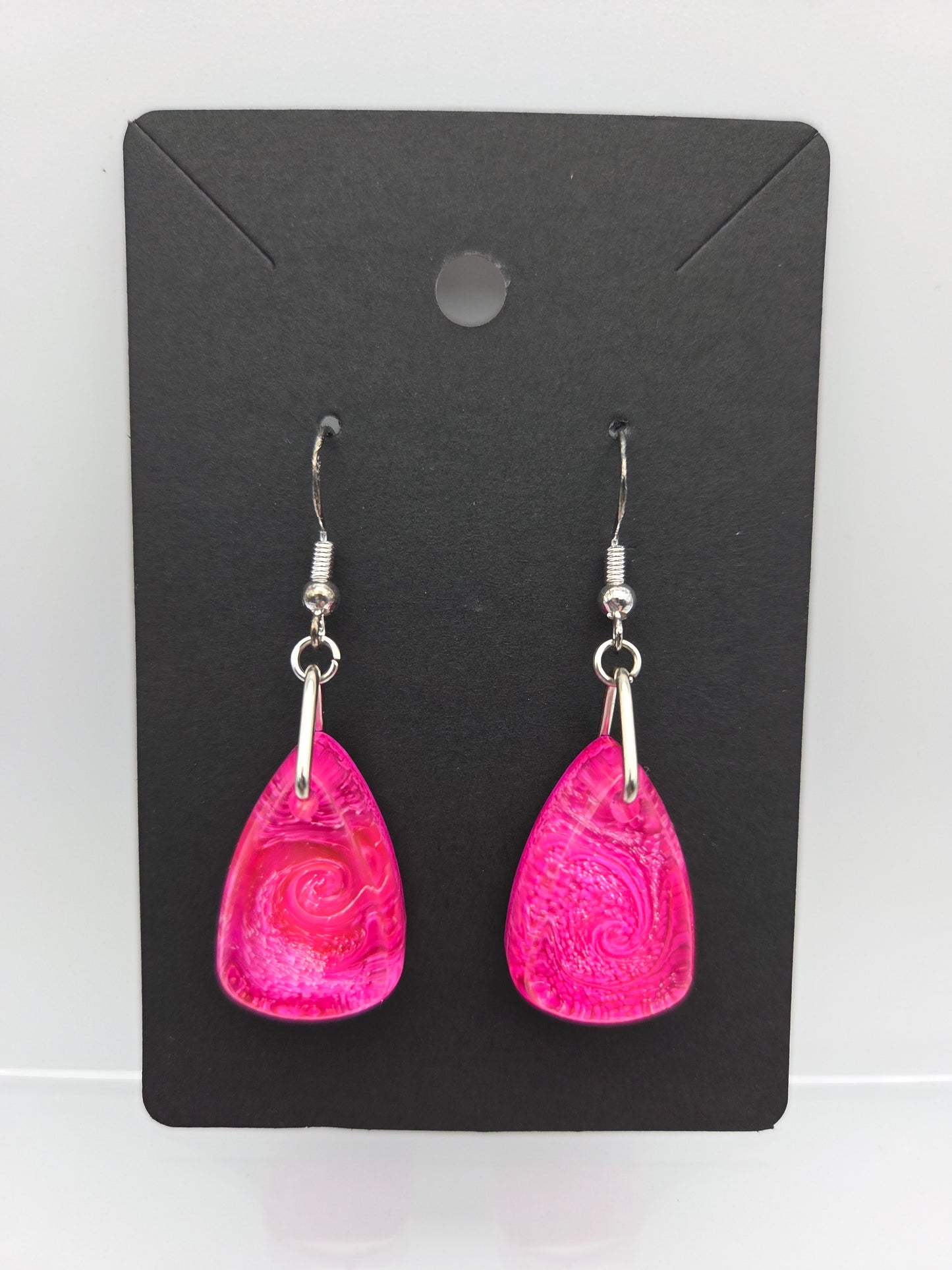 *Pink Petri For A Purpose Collection* Petri Dangle Earrings