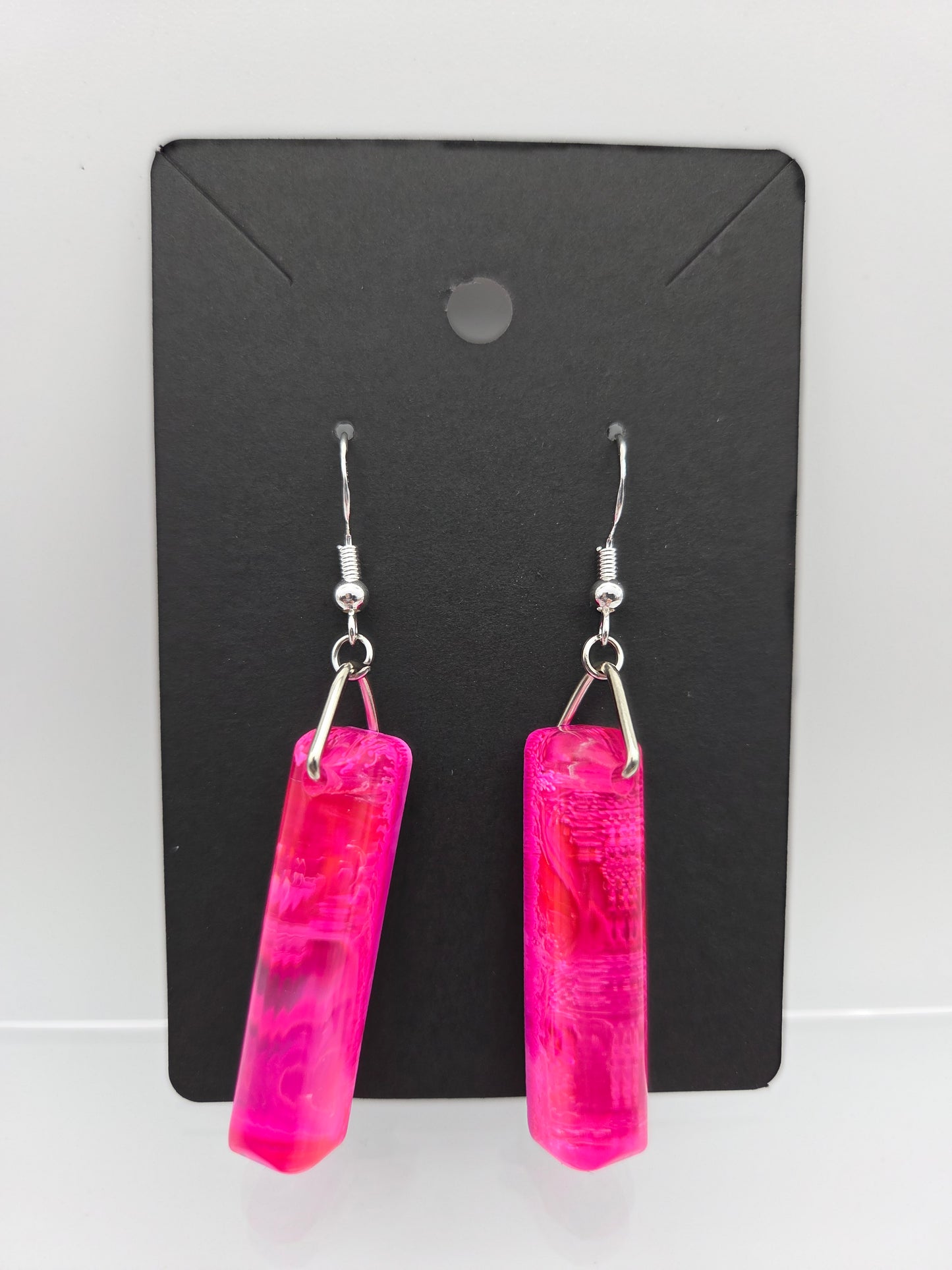 *Pink Petri For A Purpose Collection* Petri Dangle Earrings