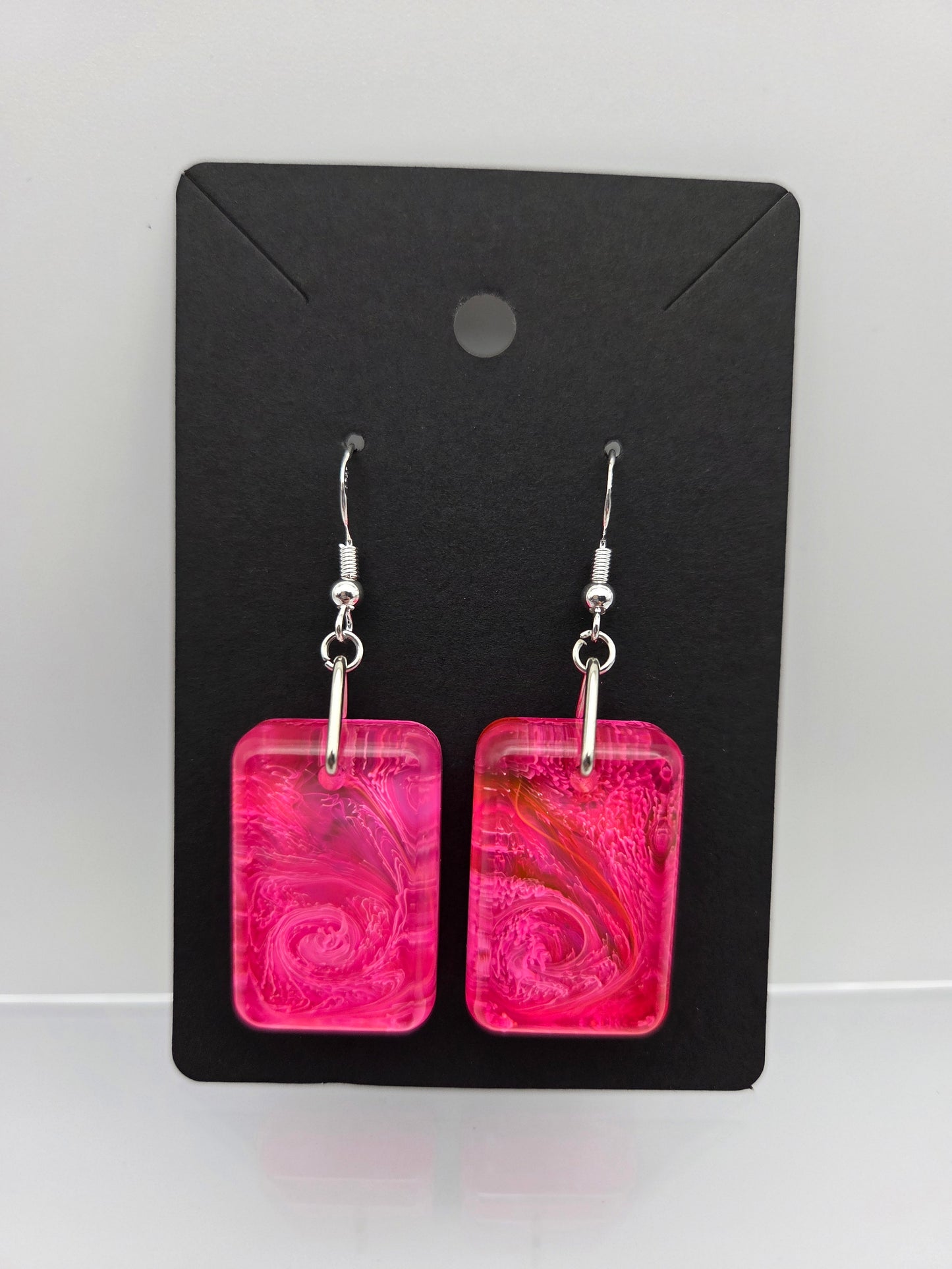 *Pink Petri For A Purpose Collection* Petri Dangle Earrings