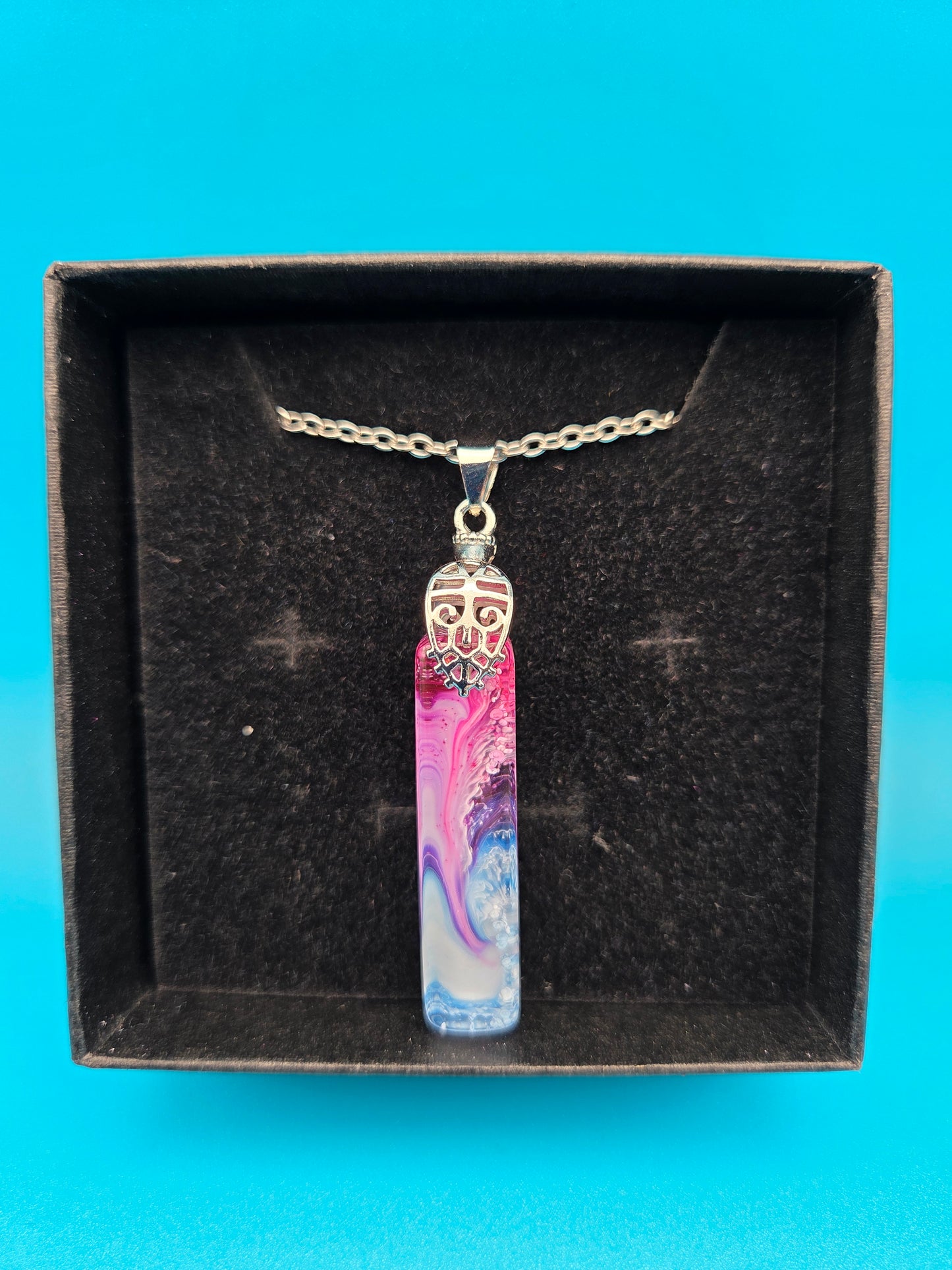 Resin Petite Pendant Necklace - Assorted