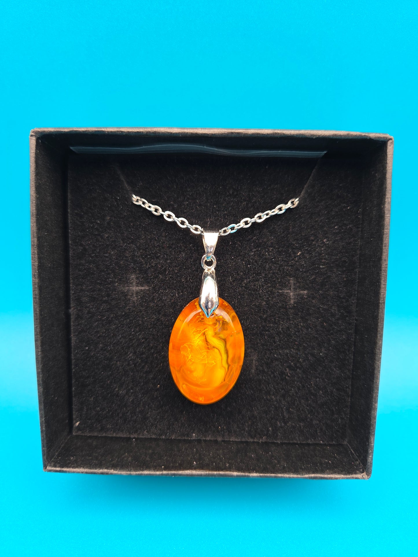 Resin Petite Pendant Necklace - Assorted