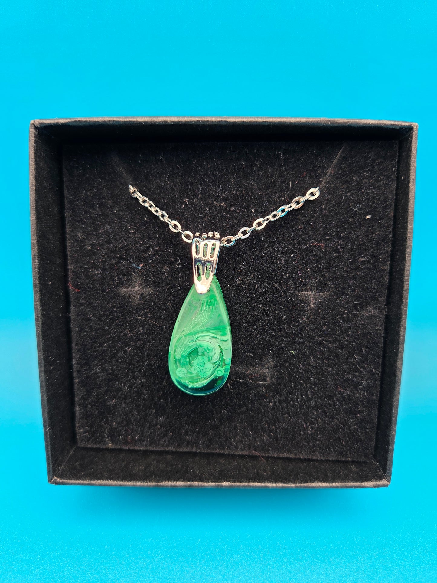 Resin Petite Pendant Necklace - Assorted