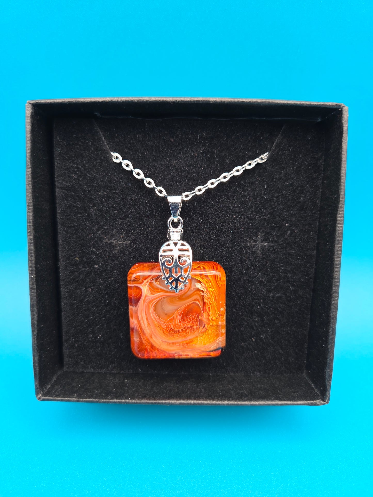 Resin Petite Pendant Necklace - Assorted